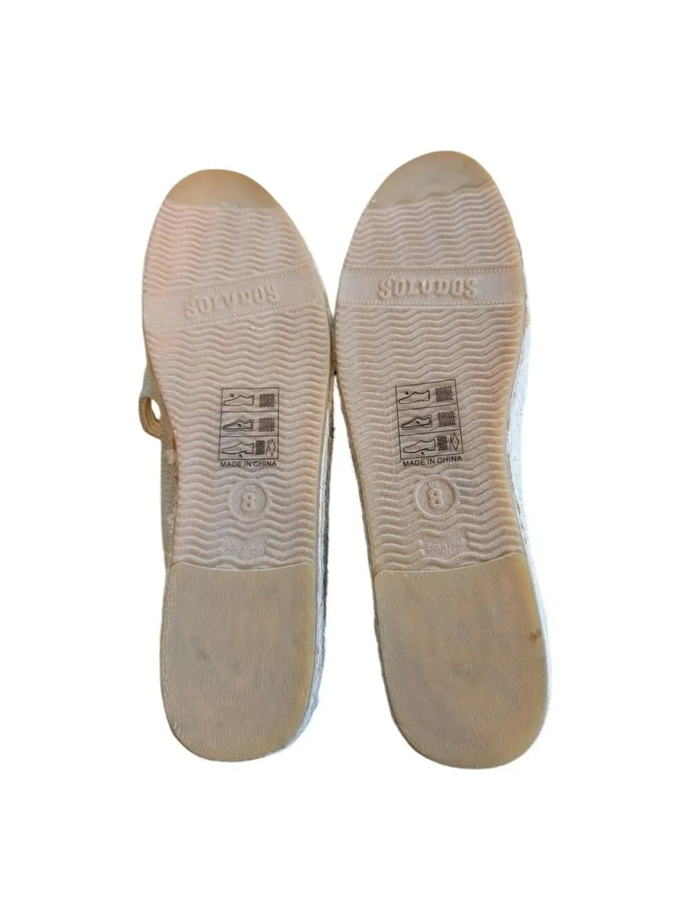 Soludos Daisy Espadrille Slip On Casual Comfort Shoes Flats Size 8 NWOT